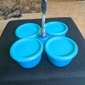 Tupperware condiment caddy